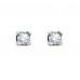 Par pendientes con 2 diamantes ORO 750/000 (18K)