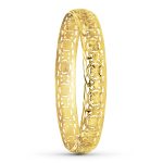 18K PULSERA ORO AMARILLO ARO MORUNOS ANCHO 10 MM
