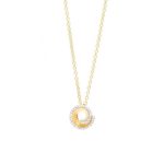 GARGANTILLA DE PLATA 925mm CHAPADA ORO LINEARGENT