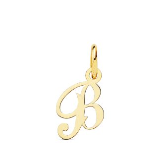 18K COLGANTE ORO AMARILLO LETRA " B " 11X10 MM