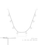 Gargantilla mini moons plata