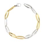 18K PULSERA BICOLOR 20CM