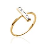 Anillo bañado en oro 18k