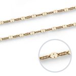 18K CADENA MACIZA ORO AMARILLO 45CM