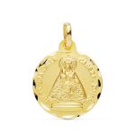 18K MEDALLA ORO AMARILLO VIRGEN DE LA CABEZA DE ZUJAR 18 MM