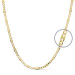 18K CADENA ORO AMARILLO CARTIER 3X1 HUECA, ANCHO: 2,5 MM, LARGO: 60 CM