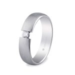 Alianza de plata con circonita 5mm PLATA 925/000