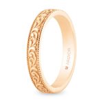 Alianza oro rosa dise��o fl ORO 750/000 (18K)