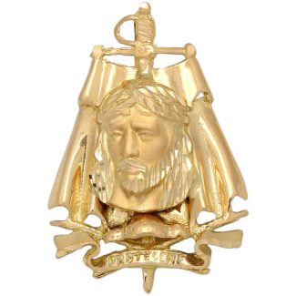 Medalla Cristo de los Toreros oro 18K