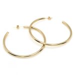 PENDIENTES DE ARO PLATA DE LEY CHAPADOS ORO