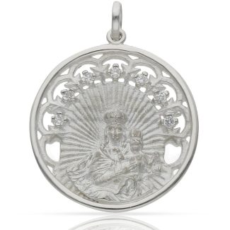 Medalla Virgen del Carmen plata