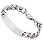 Pulsera Lotus Style Men In Black acero, caballero