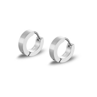 Pendientes Lotus Style Men In Black acero, caballero