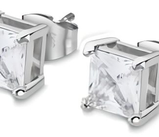 Pendientes Lotus Style Men In Black acero, caballero