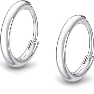 Pendiente Lotus Style Men´s in Black acero