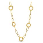 18K GARGANTILLA ORO AMARILLO ESLABONES