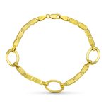 18K PULSERA ORO AMARILLO ESLABONES