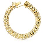 18K PULSERA ORO AMARILLO PRINCESA 10 MM 21CM
