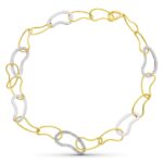 18K GARGANTILLA ORO BICOLOR ESLABONES