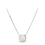 18K COLGANTE ORO BLANCO AMOR CON CIRCONITAS