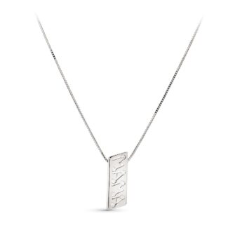 18K COLGANTE ORO AMARILLO MADRE RECTANGULAR CON CIRCONITAS