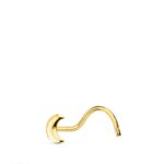 18K PIERCING ORO AMARILLO NARIZ LUNA 3,5X2,5 MM (PEDIDO MINIMO 3 UNIDADES)