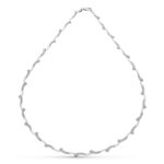 18K GARGANTILLA ORO BLANCO CIRCONITAS