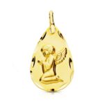 18K MEDALLA ORO AMARILLO ANGEL 19X11 MM