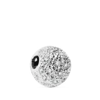 18K COLGANTE ORO BLANCO BOLA 11 MM