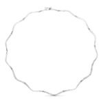 18K GARGANTILLA ORO BLANCO CIRCONITAS