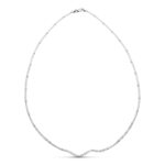 18K GARGANTILLA ORO BLANCO CIRCONITAS