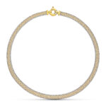 18K GARGANTILLA ORO BICOLOR MALLA 43CM