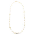 18K GARGANTILLA ORO AMARILLO ESLABONES 80CM