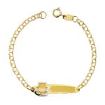 18K PULSERA ESCLAVA ORO AMARILLO HÚNGARA OSO