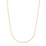 18K CADENA ORO AMARILLO ROLO MACIZA ANCHO: 1,2MM LARGO: 45CM