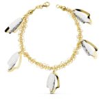 18K PULSERA BICOLOR FETICHES 19CM
