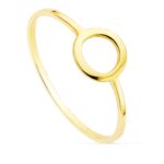 18K SORTIJA ORO AMARILLO LISA MOTIVO REDONDO 7,5 MM