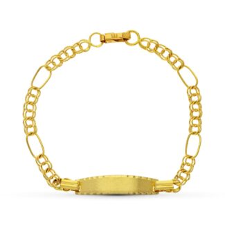 18K ESCLAVA ORO AMARILLO HUNGARA 17,5 CM