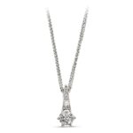 18K COLGANTE ORO BLANCO 9 CIRCONITAS