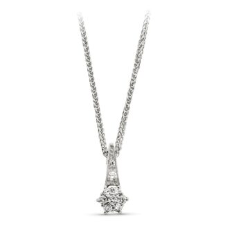 18K COLGANTE ORO BLANCO 9 CIRCONITAS