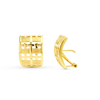 18K PENDIENTES CALADAS,