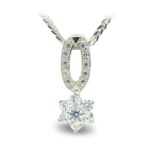 18K GARGANTILLA ORO BLANCO CIRCONITAS