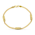 18K PULSERA ORO AMARILLO CIRCONITAS