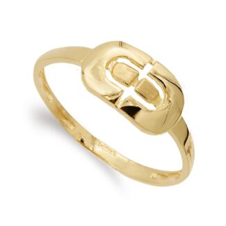 18K SORTIJA ORO AMARILLO MOTIVO CALADO, ANCHO: 6,5 MM