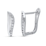 18K PENDIENTES ORO BLANCO CIRCONITA CATALAN