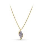 18K GARGANTILLA ORO BICOLOR CIRCONITAS