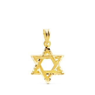 9K ESTRELLA DE DAVID 18 X 14 MM