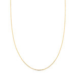 18K CADENA ORO AMARILLO FORZADA MACIZA ANCHO: 0,75 MM LARGO: 45CM