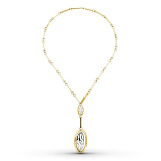 18K GARGANTILLA ORO BICOLOR 45CM