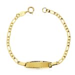 18K PULSERA ESCLAVA ORO AMARILLO CARTIER 3X1, 14,5 CM